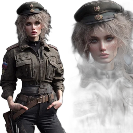 jacket, concept art, photorealistic, fantasy art transparent PNG cut-out
