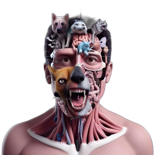 mask, face, robot, creature transparent PNG cut-out