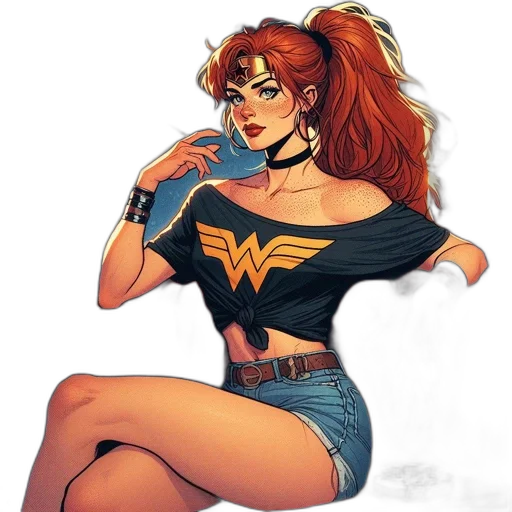 jewelry, comic book art, cartoon, concept art transparent PNG cut-out