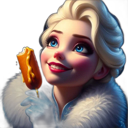 food, face, crown, concept art transparent PNG cut-out