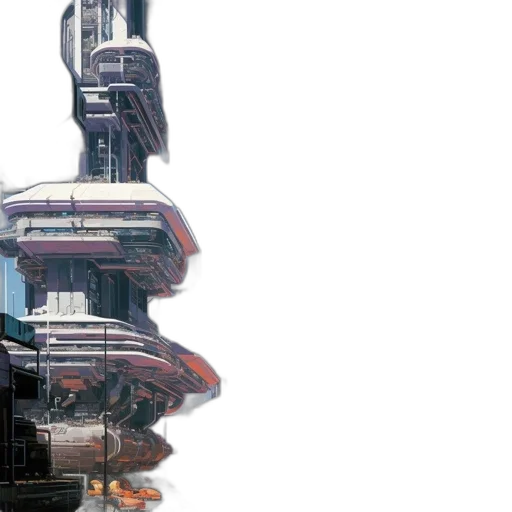 robot, building, sword, weapon transparent PNG cut-out