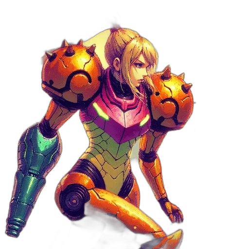 robot, weapon, sword, staff transparent PNG cut-out