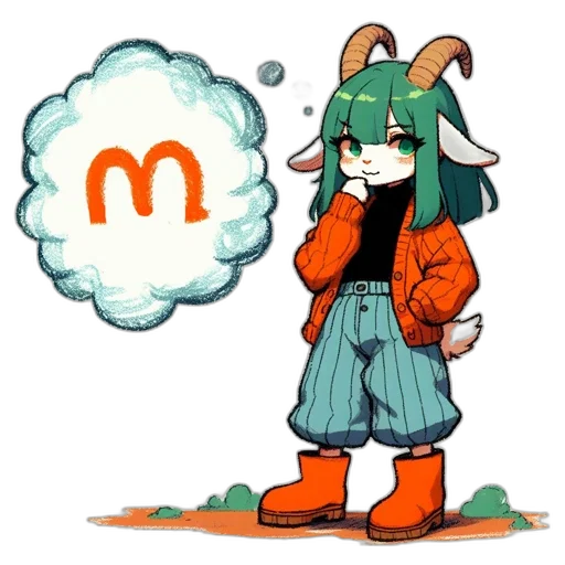 jacket, mask, staff, robot transparent PNG cut-out