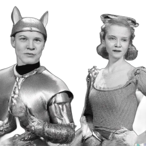 outer space, two, actors, one transparent PNG cut-out