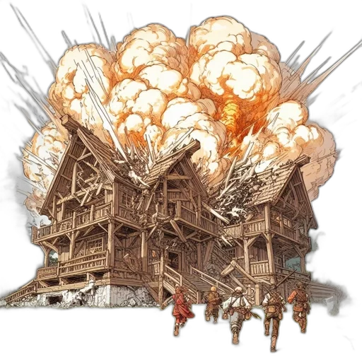 building, weapon, concept art, comic book art transparent PNG cut-out
