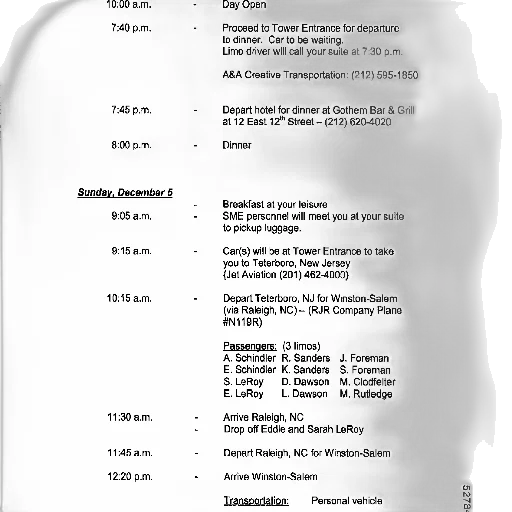 schedule, december, 5th, includes transparent PNG cut-out