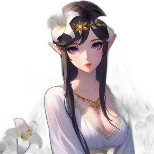 crown, dress, jewelry, flower transparent PNG cut-out