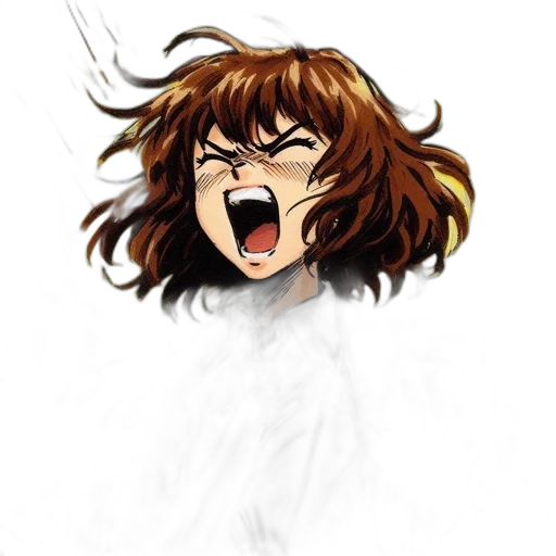 face, hair, creature, mask transparent PNG cut-out