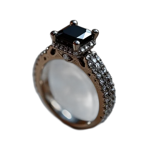 jewelry, crown, 3d render, black transparent PNG cut-out