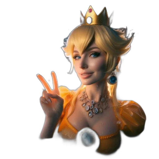 crown, jewelry, 3d render, fantasy art transparent PNG cut-out