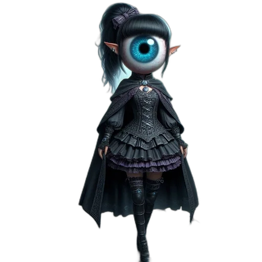 dress, staff, robot, mask transparent PNG cut-out