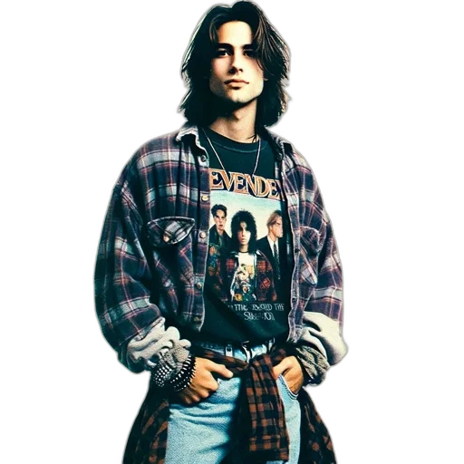 jacket, hair, animal, weapon transparent PNG cut-out