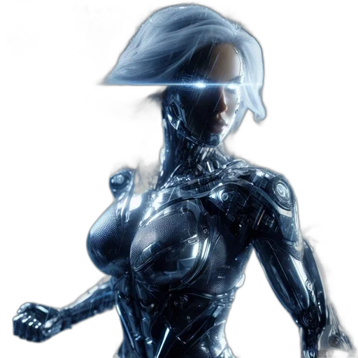 robot, dress, mask, creature transparent PNG cut-out