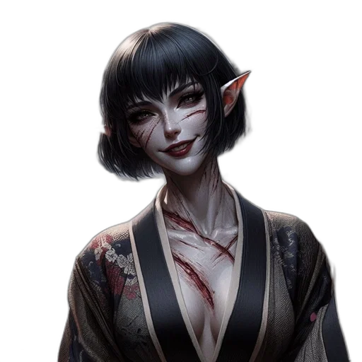 face, staff, mask, fantasy art transparent PNG cut-out