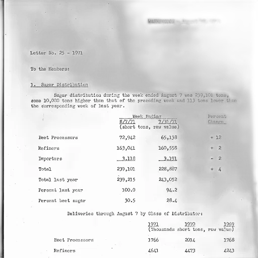 washington, august, 1971, letter transparent PNG cut-out
