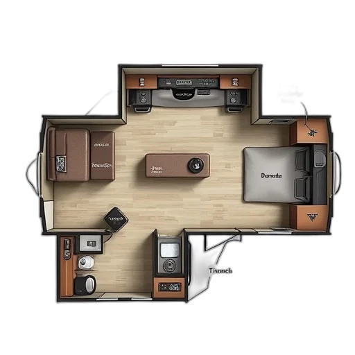 furniture, building, 3d render, concept art transparent PNG cut-out