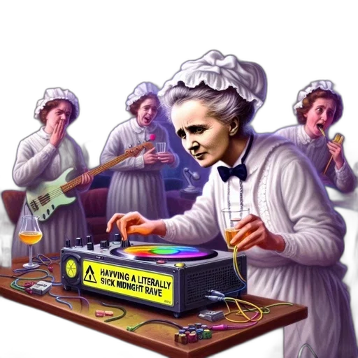 fire, elderly, woman, plays transparent PNG cut-out