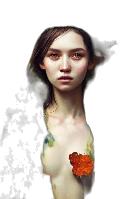 face, dragon, dress, creature transparent PNG cut-out