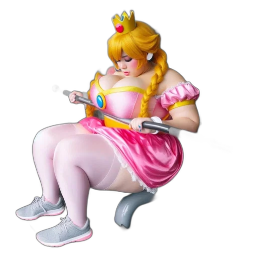 dress, crown, weapon, staff transparent PNG cut-out