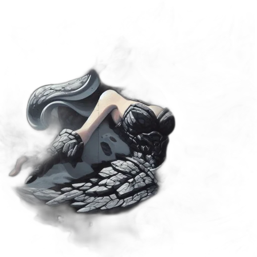 dragon, creature, dress, fantasy art transparent PNG cut-out