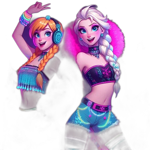 concept art, fantasy art, pixel art, vaporwave transparent PNG cut-out