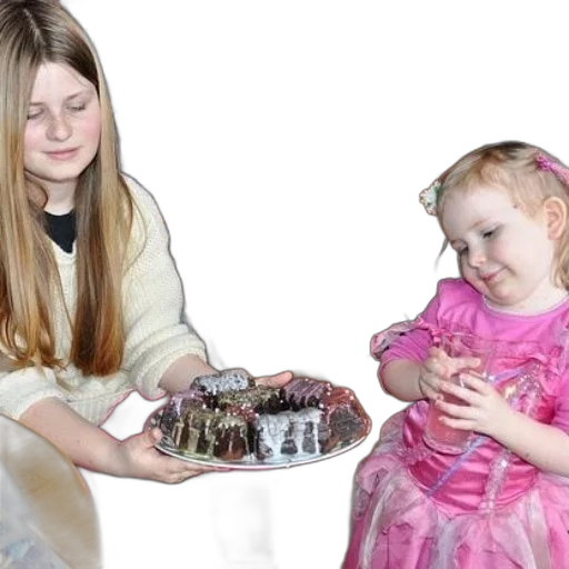 photorealistic, two, girls, sit transparent PNG cut-out