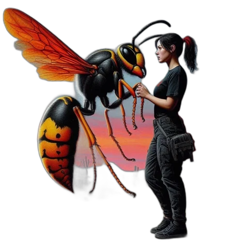 animal, staff, concept art, 3d render transparent PNG cut-out