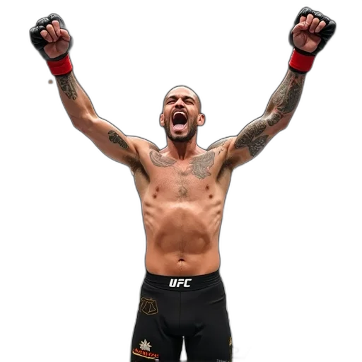 male, mixed, martial, artist transparent PNG cut-out