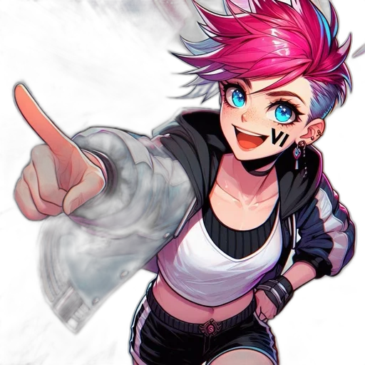 jacket, weapon, staff, anime transparent PNG cut-out