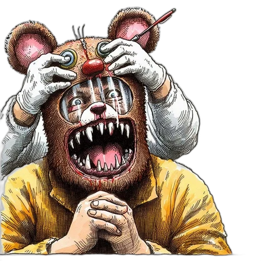 mask, creature, animal, face transparent PNG cut-out