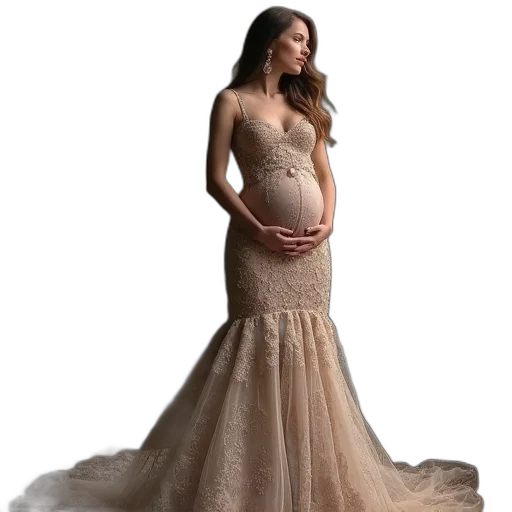 dress, earth tones, golden, gwenescence transparent PNG cut-out