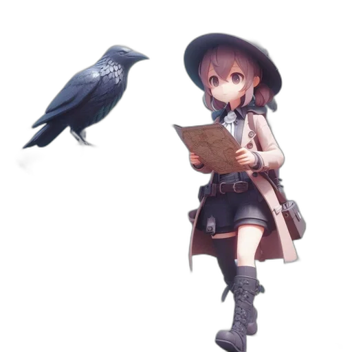 hat, staff, weapon, animal transparent PNG cut-out