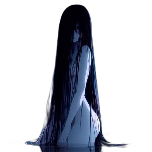 hair, dress, creature, mask transparent PNG cut-out