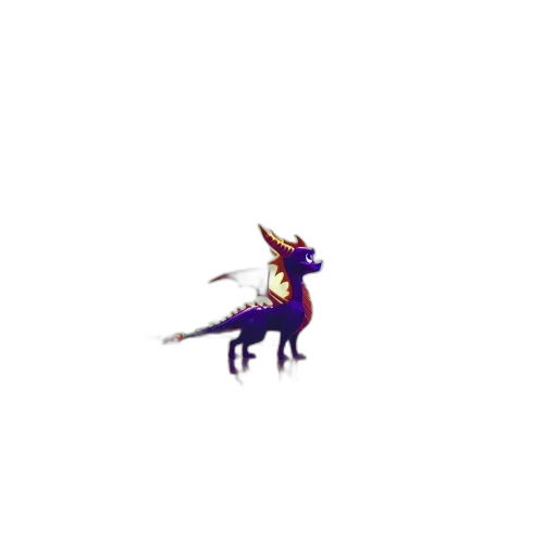 dragon, animal, creature, staff transparent PNG cut-out