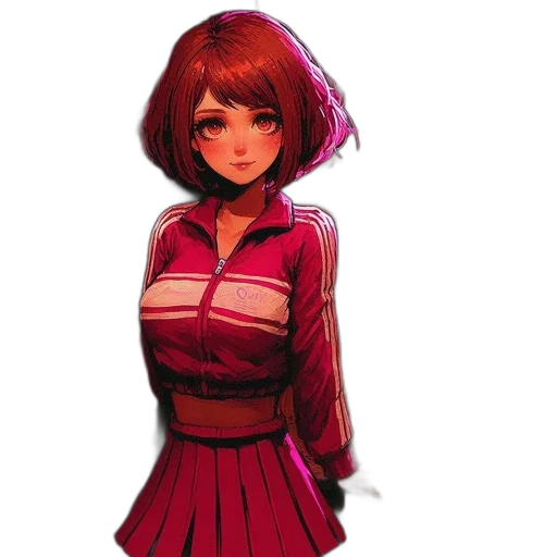 dress, jacket, face, staff transparent PNG cut-out
