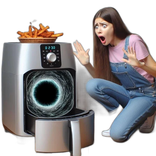 robot, creature, food, vaporwave transparent PNG cut-out