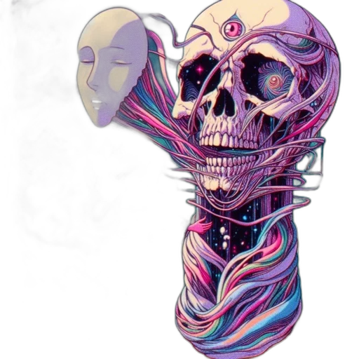 mask, staff, jewelry, face transparent PNG cut-out