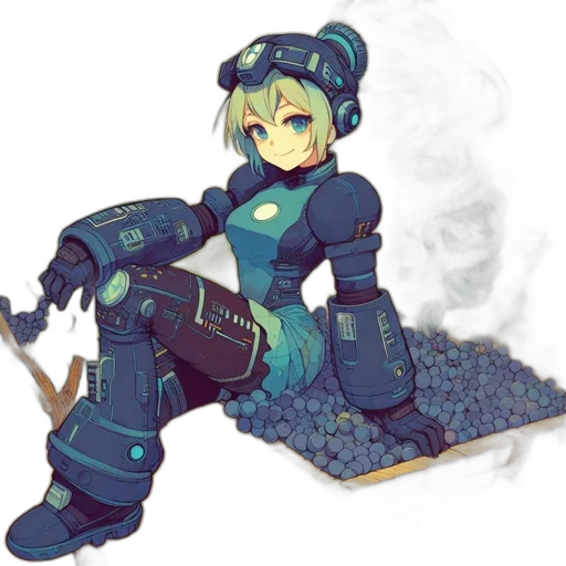 robot, weapon, staff, sword transparent PNG cut-out