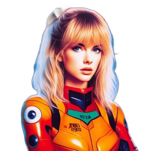 robot, face, concept art, anime transparent PNG cut-out