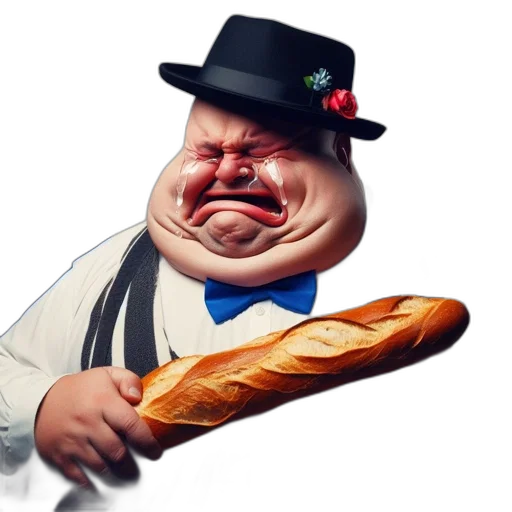 food, face, creature, hat transparent PNG cut-out