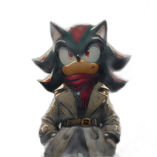 mask, animal, jacket, staff transparent PNG cut-out