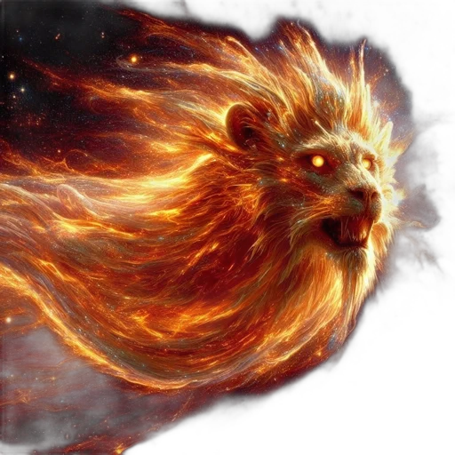 dragon, hair, animal, staff transparent PNG cut-out