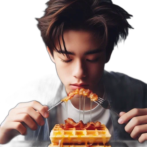 food, photorealistic, oil painting, concept art transparent PNG cut-out