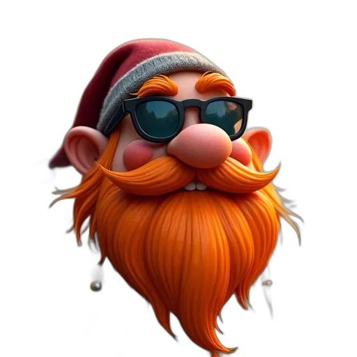 hat, staff, concept art, 3d render transparent PNG cut-out