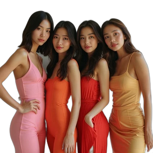 dress, jewelry, oil painting, photorealistic transparent PNG cut-out