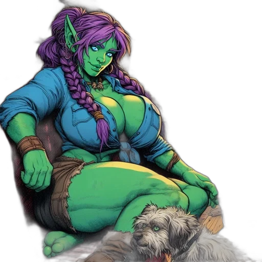 fantasy art, concept art, comic book art, pixel art transparent PNG cut-out