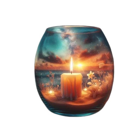 bottle, fantasy art, photorealistic, 3d render transparent PNG cut-out