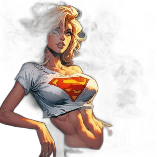 comic book art, concept art, fantasy art, cartoon transparent PNG cut-out