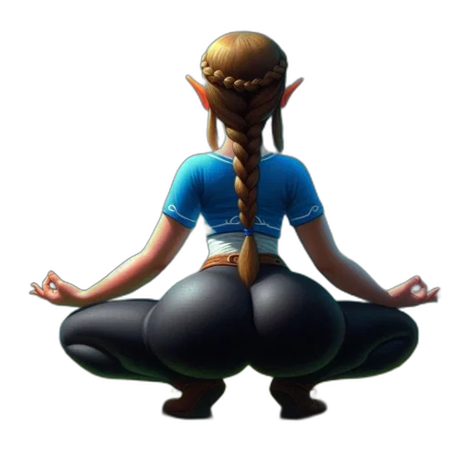 staff, concept art, 3d render, pixel art transparent PNG cut-out