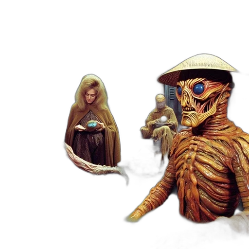 creature, mask, robot, concept art transparent PNG cut-out